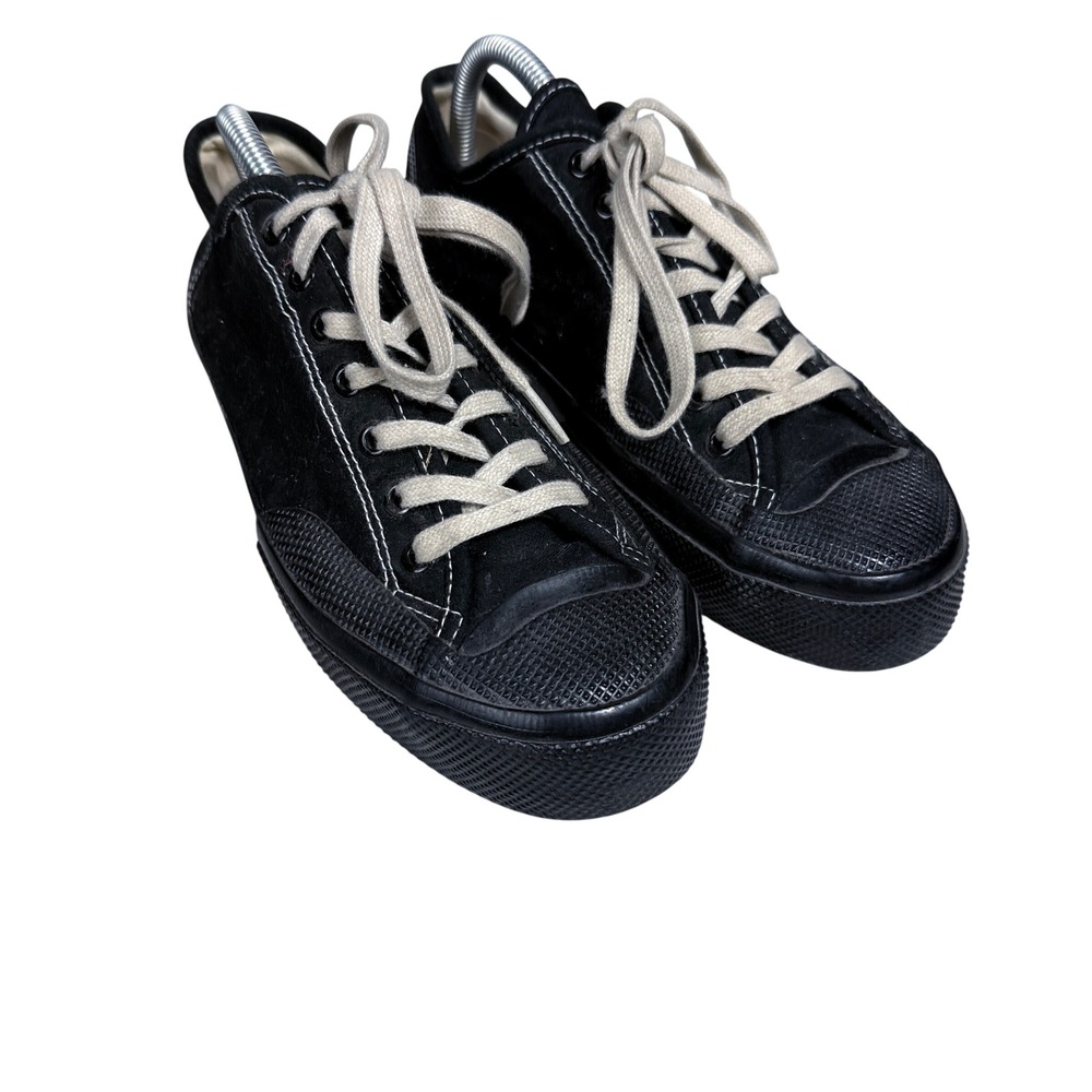 Superga Artifact Sneakers Mens 8 Womens 9.5 Black Canvas Low Top S8113HW